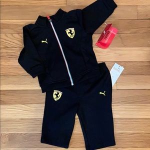 Puma + Ferrari Track Suit 6 mo
